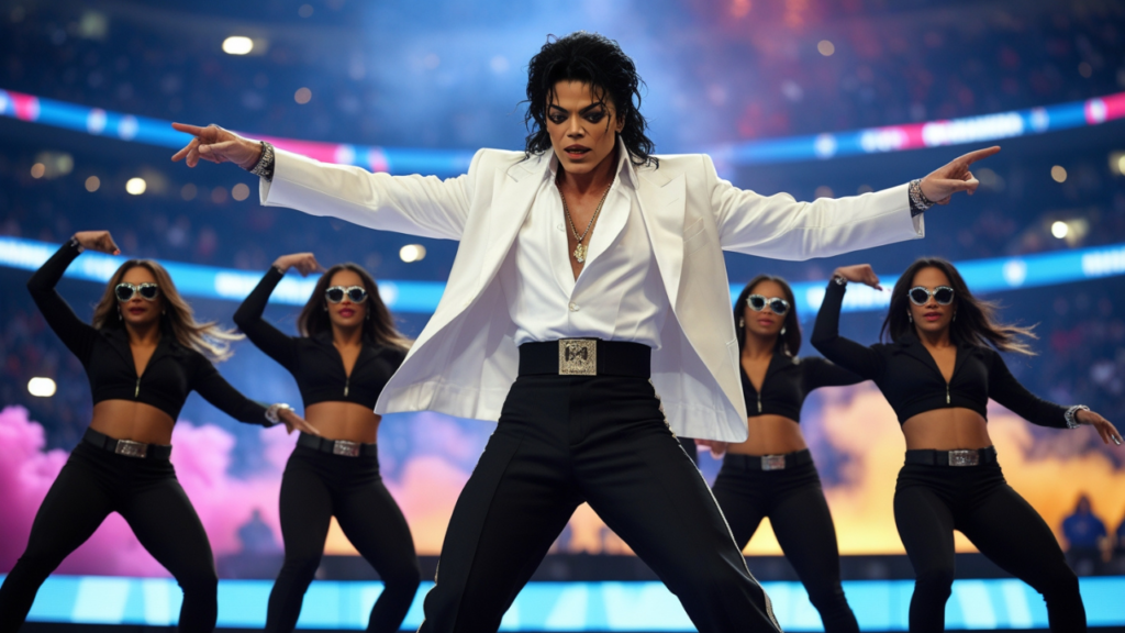 Michael Jackson took the stage at Super Bowl XXVII