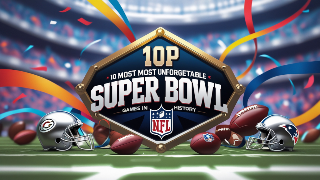 Top 10 Most Unforgettable Super Bowl Games in NFL History